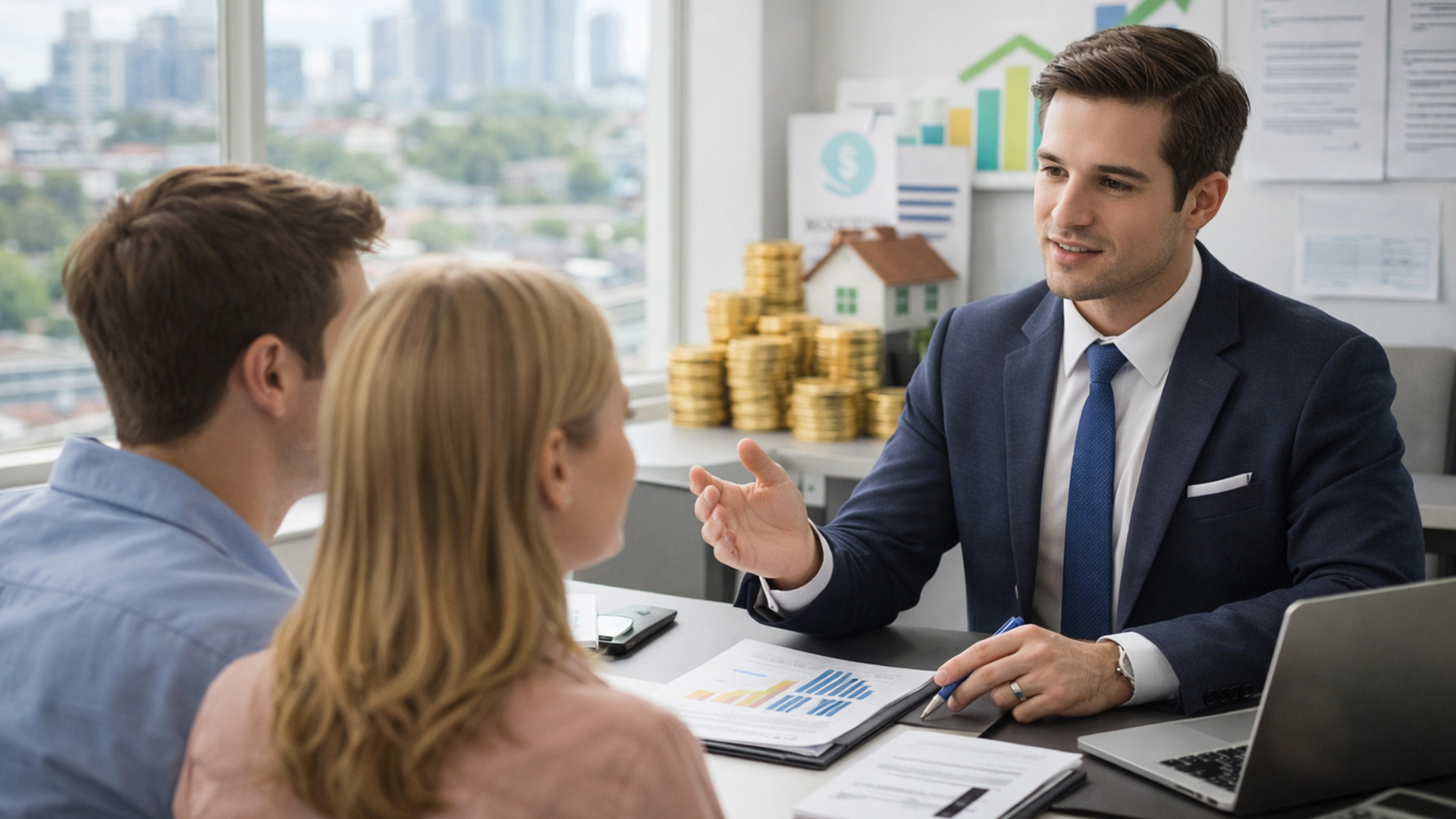 financial risk management before buying property