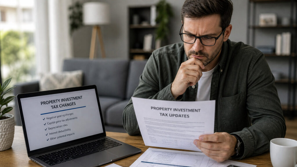 property investment tax changes Australia