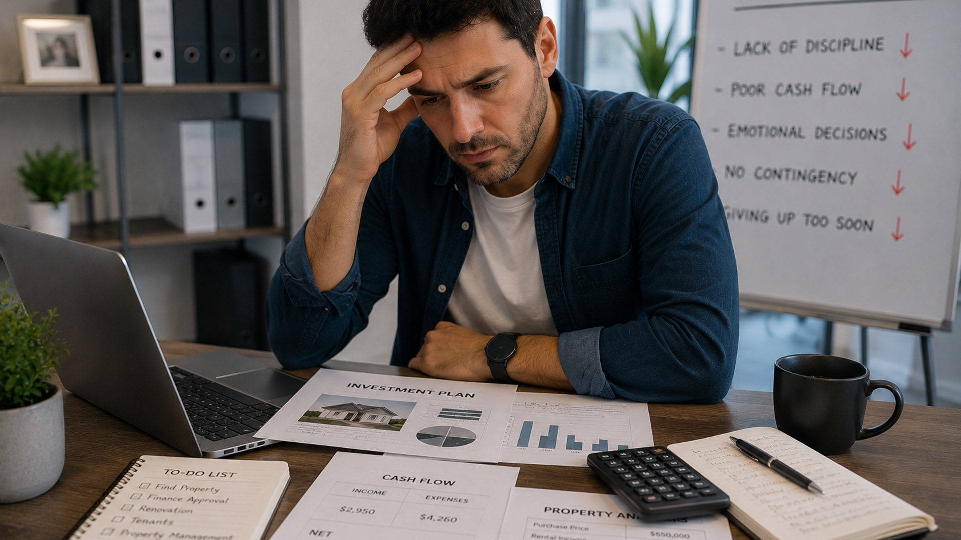how to stay consistent with property investing