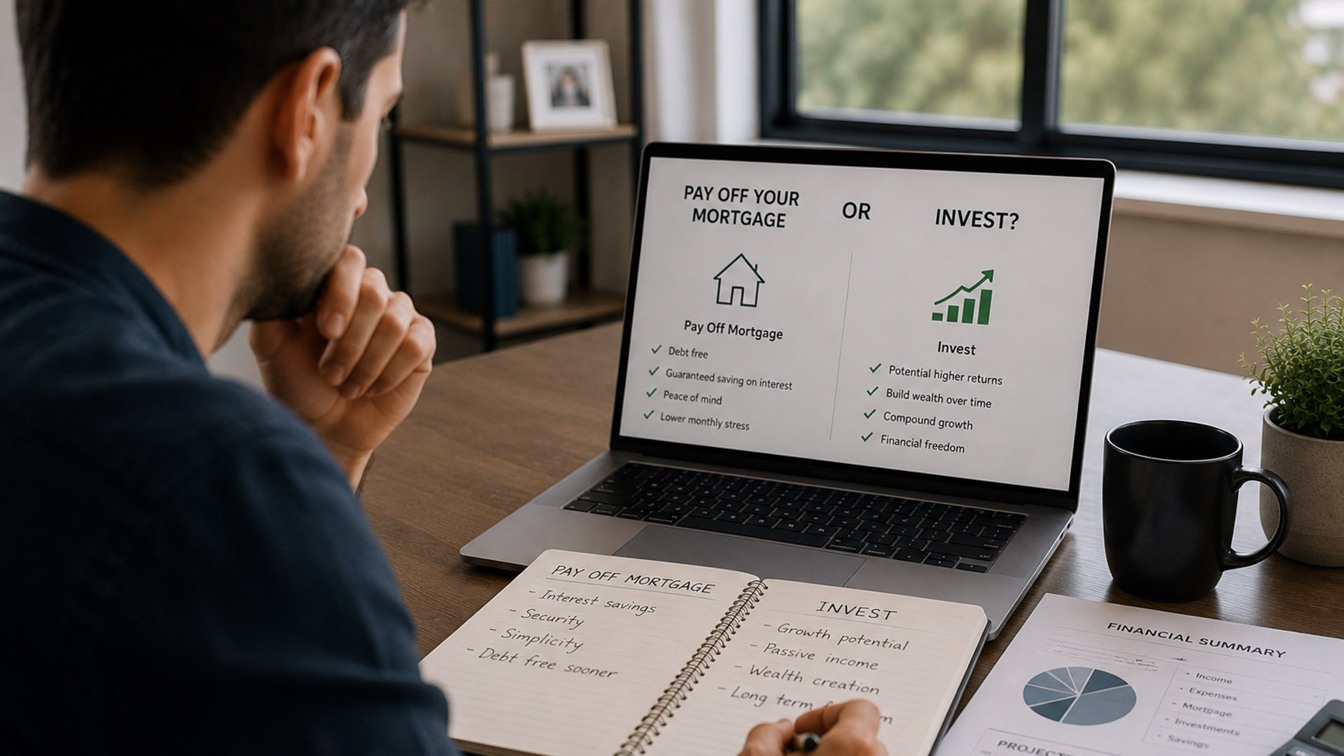 is it better to pay off mortgage or invest