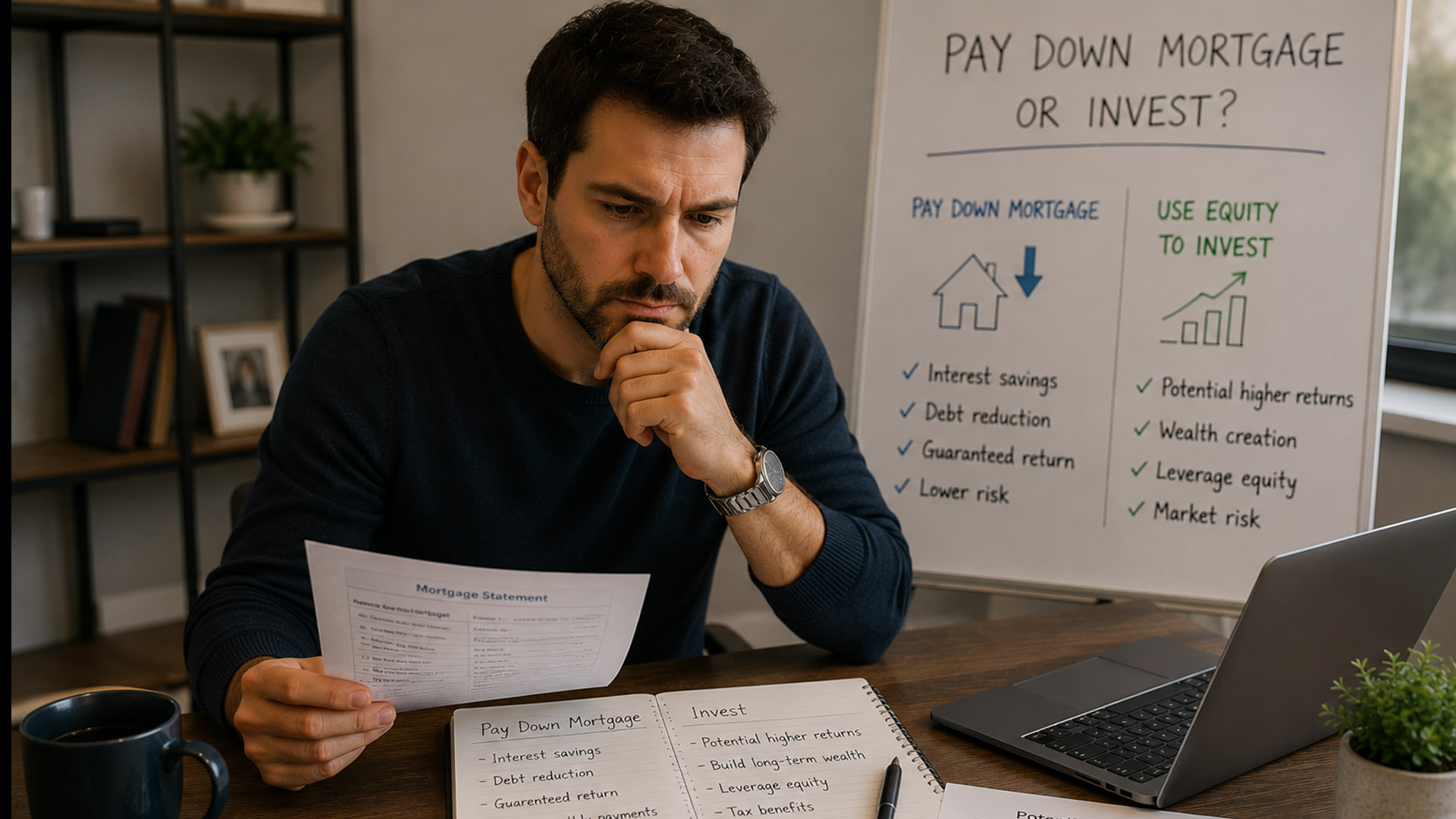 is it better to pay off mortgage or invest
